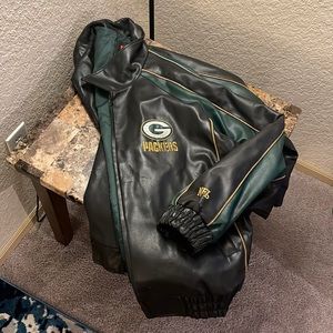 Vintage Greenbay Packers Leather Jacket
